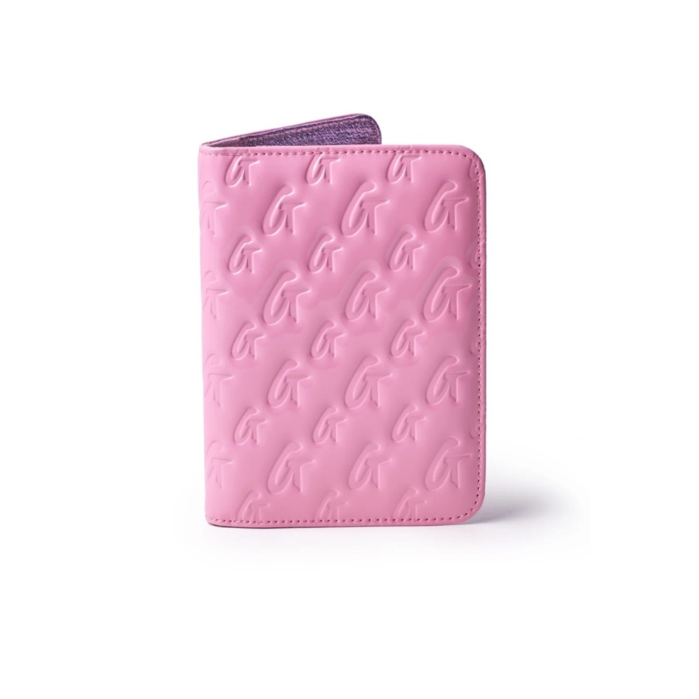 *NWT* Glamaholic Monogram Passport Holder - Light Pink